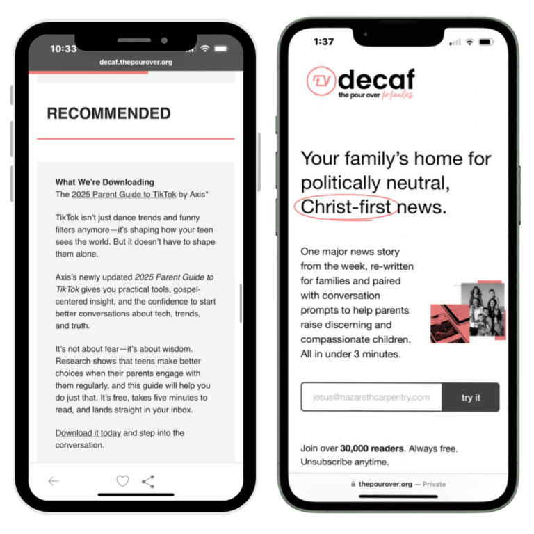 Decaf ad example