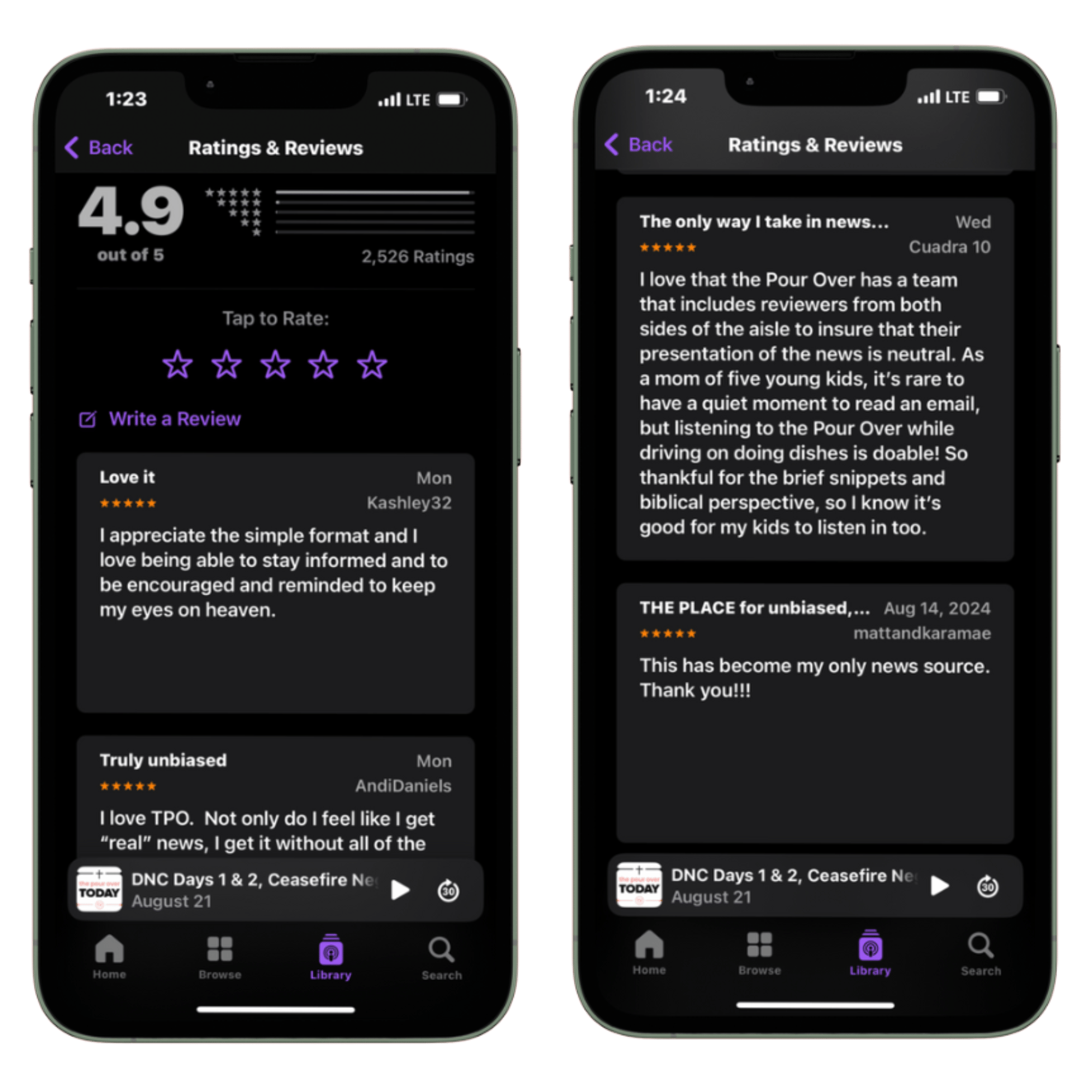 Podcast ad example